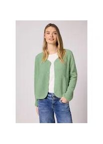 Cardigan Street One, Damen, Gr. 42, pale mint gr&uuml;n, Stoff, 100% Polyester, unifarben, normal normal, V-Ausschnitt, abgesteppt, Strickjacken, mit V-Ausschnitt