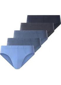 Slip Jan Vanderstorm "5er Pack Sportslip ERBLIN", Herren, Gr. 3XL, blau (dunkelblau), Obermaterial: 100% Baumwolle CO., Unterhosen Slip