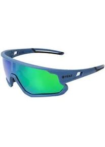 Sportbrille YEAZ "Sport-Sonnenbrille Cyan Blue/Green SUNRISE", Damen, gr&uuml;n, Sonnenbrillen