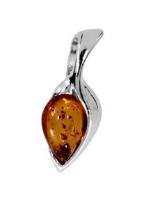 Kettenanh&auml;nger OSTSEE-SCHMUCK "- Ines - Silber 925/000 - Bernstein" Gr. 21, silber (silber 925, silberfarben, wei&szlig;), Schmuckanh&auml;nger, Damen, Silber 925 (Sterlingsilber), Kettenanh&auml;nger