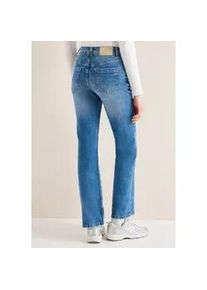 Slim-fit-Jeans Cecil, Damen, Gr. 36, L&auml;nge 28, authentic used wash, Jeans, 78% Baumwolle, 20% wiederverwerteter Polyester, 2% Elasthan, unifarben, kn&ouml;chellang, Jeans Slim-fit-Jeans, aus Baumwolle mit Stretchanteil