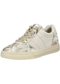 Schn&uuml;rschuh Paul Green "Paul Green Halbschuhe Veloursleder/Textil", Damen, Gr. 41, beige, Textil, Veloursleder, Schuhe Schn&uuml;rschuh