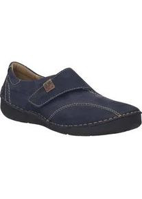 Slipper Josef Seibel "Fergey 68, ocean", Damen, Gr. 42, blau (ocean), Obermaterial: 100% Rindsleder Leather cow., Schuhe Slipper