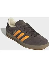 Sneaker Adidas ORIGINALS "GAZELLE INDOOR", Herren, Gr. 38, braun, lucid tangerine, wonder wei&szlig;, Leder, Schuhe Sneaker