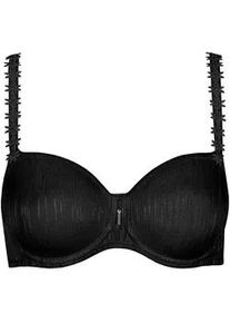 B&uuml;gel-BH LISCA "B&uuml;gel BH Gracia", Damen, Gr. 95, Cup B, schwarz, T&uuml;ll, Obermaterial: 81% Polyamid PA. 16% Elasthan EL. 3% Polyester PES., BHs B&uuml;gel-BH