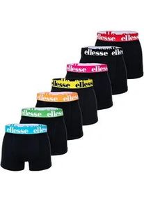 Boxershorts Ellesse "Boxershort YEMA 7 Pack Boxer Shorts 7er Pack", Herren, Gr. XL, bunt (schwarz, multi), Obermaterial: 95% Baumwolle CO. 5% Elasthan EL., Unterhosen