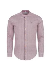 N&uuml;bler Trachtenhemd N&Uuml;BLER "Trachtenhemd Paavo", Herren, Gr. L, EURO, rot, Obermaterial: 100% Baumwolle CO., Hemden Trachtenhemd