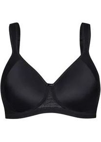 Schalen-BH SuSa "Schalen BH ohne B&uuml;gel Milano", Damen, Gr. 85, Cup E, schwarz, Stoff, Obermaterial: 79% Polyamid PA. 13% Elasthan EL. 8% Baumwolle CO., BHs Schalen-BH