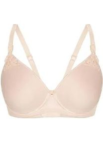 Sassa Mode T-Shirt-BH SASSA "Spacer BH CLASSIC LOOK", Damen, Gr. 85, Cup D, beige (nude), Stoff, Obermaterial: 78% Polyamid PA. 22% Elasthan EL., BHs T-Shirt-BH