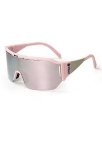 Sportbrille YEAZ "Sport-Sonnenbrille Black/Silver SUNVIBE", Damen, rosa (rosa, rosa), Sonnenbrillen