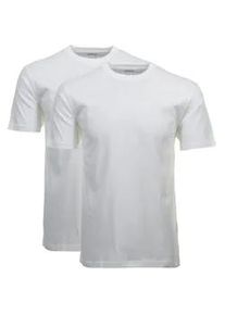 T-Shirt Ragman "T-Shirt 2er Pack", Damen, Gr. 5XL, wei&szlig;, Obermaterial: 100% Baumwolle CO., Shirts T-Shirt