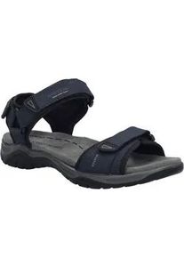 Sandale Josef Seibel "Arlo 01, indigo", Herren, Gr. 43, blau (indigo), Obermaterial: 100% Rindsleder Leather cow., Schuhe Sandale