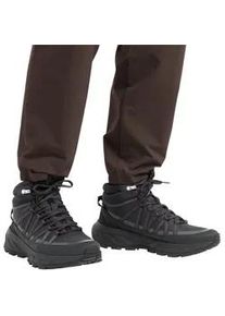 Wanderschuh Jack Wolfskin "WILD HIKE TEXAPORE MID M", Herren, Gr. 43, schwarz, Synthetik, Schuhe Wanderschuh, wasserdicht, Trekkingschuh