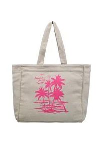 Strandtasche Roxy "Drink The Wave", Damen, pebble, Obermaterial: 53% Walkfrottier, 30% Microfaser, 8% Modacryl, 6% Viskose, 3% Nylon;, Taschen Strandtasche