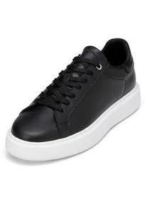 Marc O'Polo Sneaker MARC O'POLO "aus edlem Rindleder", Herren, Gr. 41, schwarz, Obermaterial: 100% Leder (Rind), unifarben, Schuhe Sneaker