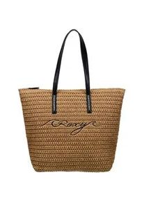 Strandtasche Roxy "In The Tropics", Damen, parchment, Obermaterial: 100% Papier;, Taschen Strandtasche