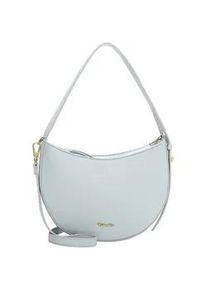 Beuteltasche Tamaris "Beutel TAS Kathi", Damen, Gr. B/H/T: 28cm x 18cm x 5cm 0, blau (lightblau 530), Polyurethan, Taschen Beuteltasche