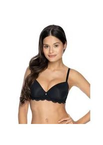 Schalen-BH Viania "Schalen BH mit B&uuml;gel Ava", Damen, Gr. 85, Cup C, schwarz, Stoff, Obermaterial: 65% Polyamid PA. 26% Polyester PES. 9% Elasthan EL., BHs Schalen-BH