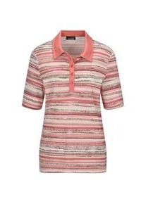 Print-Shirt GOLDNER "Jerseyshirt mit Ethno-Design", Damen, Gr. 40, rosa (altros&eacute;, gemustert), Obermaterial: 95% Viskose CV. 5% Elasthan EL., gerade, Shirts, stretchbequemer Viskosejersey