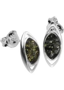 Paar Ohrstecker OSTSEE-SCHMUCK "- Telia - Silber 925/000 - Bernstein" Gr. 13, silber (silber 925, silberfarben, wei&szlig;), Ohrringe, Damen, Silber 925 (Sterlingsilber)