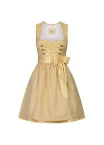 N&uuml;bler Dirndl N&Uuml;BLER "Midi Dirndl Gundula", Damen, Gr. 38, EURO, gelb, Obermaterial: 100% Polyester PES., Kleider