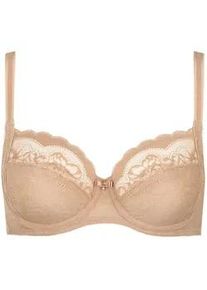 B&uuml;gel-BH LISCA "B&uuml;gel BH Evelyn", Damen, Gr. 85, Cup B, beige (sweet almond), Stoff, Obermaterial: 83% Polyamid PA. 17% Elasthan EL., BHs B&uuml;gel-BH