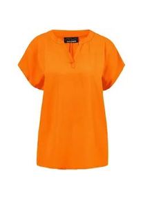 Schlupfbluse GOLDNER "Kurzgr&ouml;&szlig;e Bluse mit Tunika Ausschnitt", Damen, Gr. 20, orange, Obermaterial: 100% Viskose CV., Sonstiges, Blusen Schlupfbluse, keine/nicht relevant