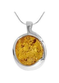 Kette mit Anh&auml;nger OSTSEE-SCHMUCK "- Ragna - Silber 925/000 - Bernstein" Gr. 50, silber (silber 925, silberfarben, wei&szlig;), Schmuck_Sets, Damen, 50, Silber 925 (Sterlingsilber)