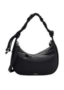 Beuteltasche Tamaris "Beutel TAS Keona", Damen, Gr. B/H/T: 33cm x 26cm x 11cm 0, blau (blau 500), Polyurethan, Taschen Beuteltasche