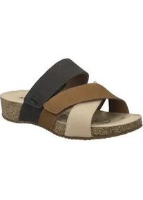 Sandale Josef Seibel "Tonga 84, beige-multi", Damen, Gr. 41, beige (beige, multi), Obermaterial: 100% Rindsleder Leather cow., Schuhe Sandale