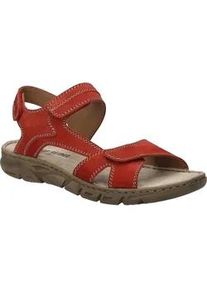 Sandale Josef Seibel "Brenda 03, rubin", Damen, Gr. 38, rot (rubin), Obermaterial: 100% Rindsleder Leather cow., Schuhe Sandale