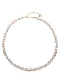 Perlenkette AILORIA "Halskette SHIORI", Damen, gold, Halsketten Perlenkette