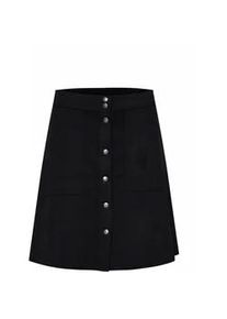 A-Linien-Rock oxmo "A-Linien-Rock OXJune", Damen, Gr. 34, schwarz, Obermaterial: 95% Polyester PES. 5% Elasthan EL., R&ouml;cke A-Linien-Rock