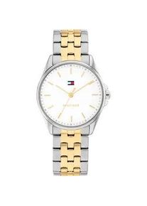 Quarzuhr Tommy Hilfiger "JADE", edelstahlfarben, goldfarben, Armbanduhren, Damen, Quarzuhr, Armbanduhr, Damenuhr, Edelstahlarmband, analog