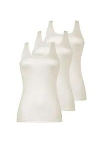 Achselhemd Nina von C. "3er Pack Damen Achselhemd Daily", Damen, Gr. 38, N-Gr, beige (champagner), Obermaterial: 100% Baumwolle CO., Unterhemden