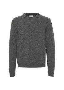 Longsleeve Casual Friday "Strickpullover CFKARL LAMBSWOOL", Herren, Gr. XXL, grau (pewter mix), Obermaterial: 80% Wolle mw. 20% Polyamid PA., Pullover