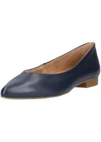 Ballerina Paul Green "Paul Green Ballerinas Nappaleder", Damen, Gr. 38, blau, Nappaleder, Schuhe Ballerina