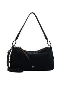 Umh&auml;ngetasche SURI FREY "Umh&auml;ngetasche SFY Sammy", Damen, Gr. B/H/T: 32cm x 20cm x 10cm 0, blau (blau 500), Polyurethan, Taschen Umh&auml;ngetasche