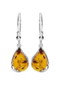 Paar Ohrh&auml;nger OSTSEE-SCHMUCK "- Gabi - Silber 925/000 - Bernstein" Gr. 34, silber (silber 925, silberfarben, wei&szlig;), Ohrringe, Damen, Silber 925 (Sterlingsilber)