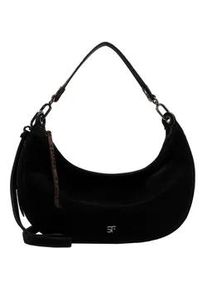 Beuteltasche SURI FREY "Beutel SFY Sammy", Damen, Gr. B/H/T: 39cm x 24cm x 9cm 0, schwarz (schwarz 100), Polyurethan, Taschen Beuteltasche