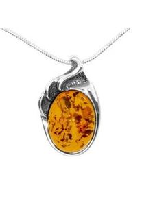 Kette mit Anh&auml;nger OSTSEE-SCHMUCK "- Gleiter-Marlen - Silber 925/000 - Bernstein" Gr. 50, silber (silber 925, silberfarben, wei&szlig;), Schmuck_Sets, Damen, 50, Silber 925 (Sterlingsilber)