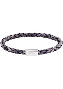 CAI Armband CA&Iuml; "Edelstahl Leder Marine 20cm", bunt, Armb&auml;nder, Herren, 20cm, Edelstahl, gl&auml;nzend, Armband