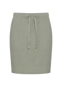 Sweatrock oxmo "Sweatrock OXLou", Damen, Gr. L, gr&uuml;n (seagrass melange), Obermaterial: 95% Baumwolle CO. 5% Elasthan EL., R&ouml;cke