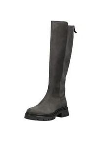 Stiefel Gabor "Gabor Stiefel Leder/Synthetik", Damen, Gr. 40, grau, schwarz, Leder, Synthetik, Schuhe Stiefel