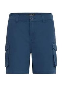 Bermudas oxmo "Bermudas OXKVINNE", Damen, Gr. 34, N-Gr, blau (marineblaus), Obermaterial: 99% Baumwolle CO. 1% Elasthan EL., Hosen Bermudas