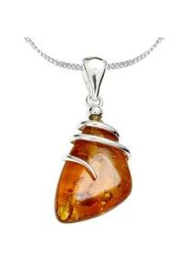 Kette mit Anh&auml;nger OSTSEE-SCHMUCK "- Danica - Silber 925/000 - Bernstein" Gr. 42, silber (silber 925, silberfarben, wei&szlig;), Schmuck_Sets, Damen, 42, Silber 925 (Sterlingsilber)