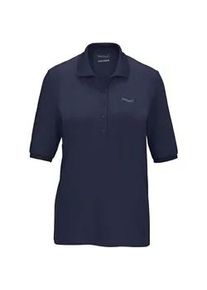 Poloshirt GOLDNER "Kurzgr&ouml;&szlig;e Poloshirt in hochwertiger Qualit&auml;t", Damen, Gr. 19, blau (marine), Obermaterial: 94% Baumwolle CO. 6% Elasthan EL., Rippe, Shirts, Ohne