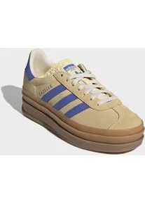 Plateausneaker Adidas ORIGINALS "GAZELLE BOLD", M&auml;dchen, Gr. 37, orange tint, real lila, wonder wei&szlig;, Leder, Synthetik, Schuhe Plateausneaker, f&uuml;r Kinder & Jugendliche