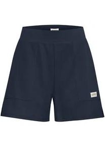 Shorts oxmo "Shorts OXWim", Damen, Gr. XXL, N-Gr, blau (total eclipse), Obermaterial: 57% Baumwolle CO. 43% Polyester PES., Hosen Shorts