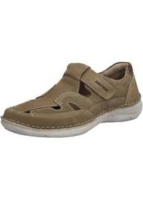 Klettschuh Josef Seibel "Josef Seibel Halbschuhe Leder", Herren, Gr. 45, sand, Leder, Schuhe Klettschuh